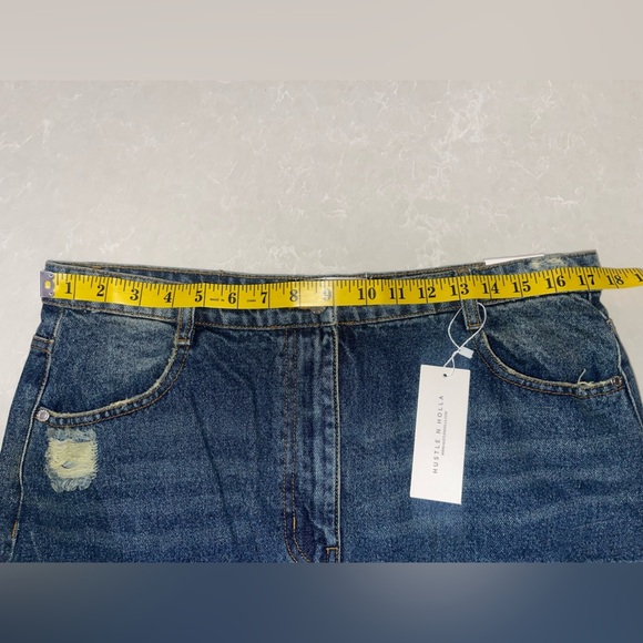 NWT Hustle N Holla Harlow Patch Detail Skirt - Picture 8 of 9